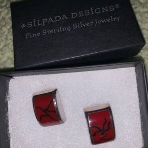 Silpada Sterling Silver Stud Earrings & Pendant